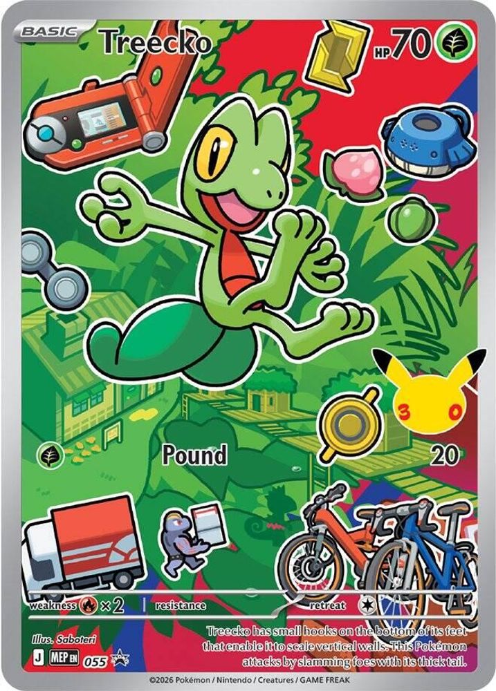 Treecko 055 Promo First Partner Collection 2026 Pokemon Holo Near Mint