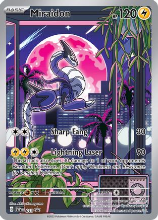 Miraidon 013 Holo Promo Scarlet & Violet Promo Pokemon Near Mint