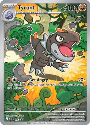 Tyrunt 070 Holo Promo ME: Mega Evolution Promo Pokemon Near Mint