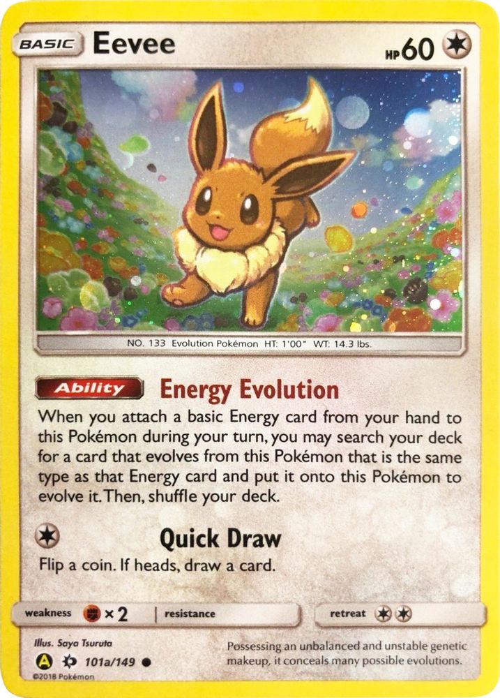 Eevee 101A/149 Holo Promo Alternate Art Promos Pokemon Near Mint