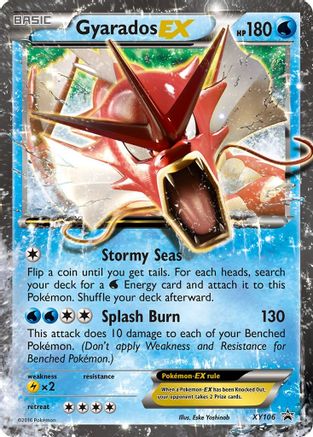 Gyarados EX XY106 Holo Promo XY Promo Pokemon Lightly Played