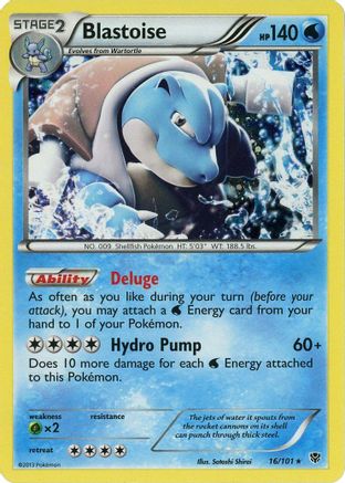 Blastoise (Cosmos Holo) 016/101 Holo Promo Blister Exclusives Pokemon MP