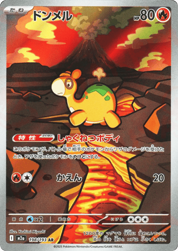 Numel 198/193 holo Art Rare MEGA Dream ex Pokemon japanese Near Mint