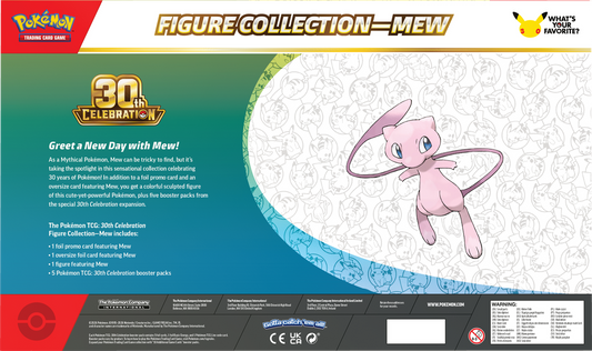 Pokemon - 30TH CELEBRATION MEW/ MEWTWO FIGURE COLLECTION