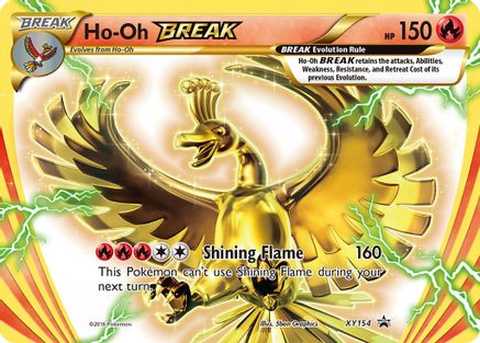 Ho-Oh BREAK XY154 Holo Promo XY Promo Pokemon Lightly Played