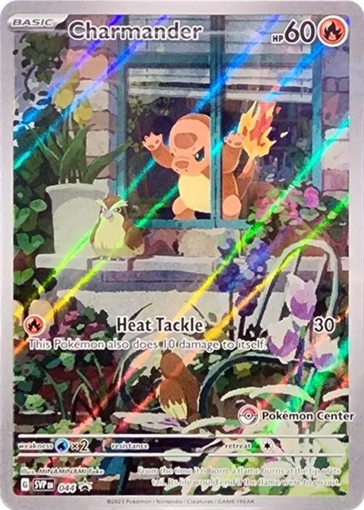 Charmander (Pokemon Center Exclusive) 044 Holo Scarlet & Violet Promo Pokemon NM