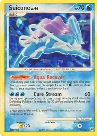 Suicune 019/132 Holo Promo Miscellaneous Cards & Products Pokemon Holo MP