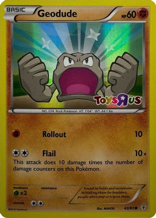 Geodude 043/083 Holo Promo Miscellaneous Cards & Products Pokemon Near Mint
