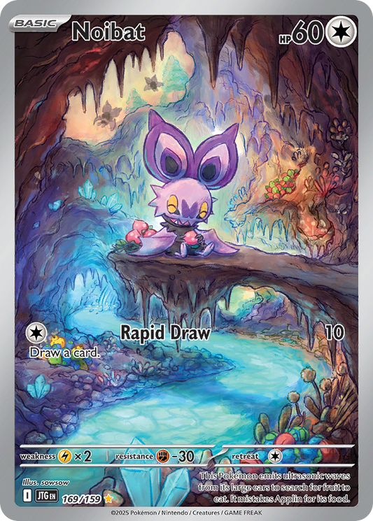 Noibat 169/159 Illustration Rare Journey Together Pokemon Near Mint