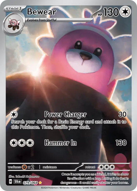 Bewear 079/064 Illustration Rare Shrouded Fable Pokemon Holo Near Mint