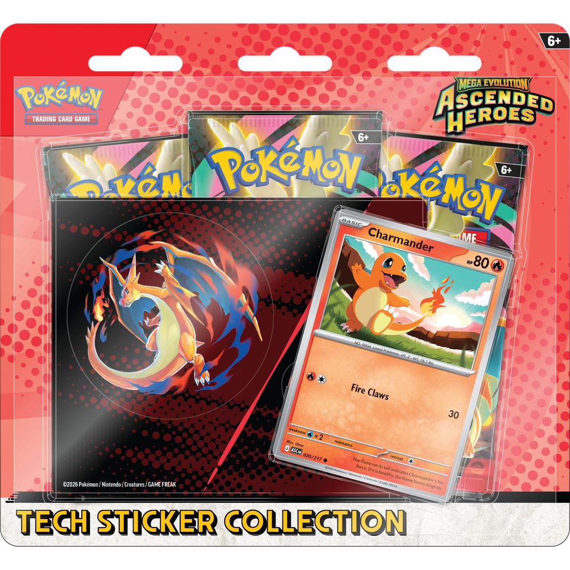 Pokemon - Ascended Heroes Tech Sticker Collection
