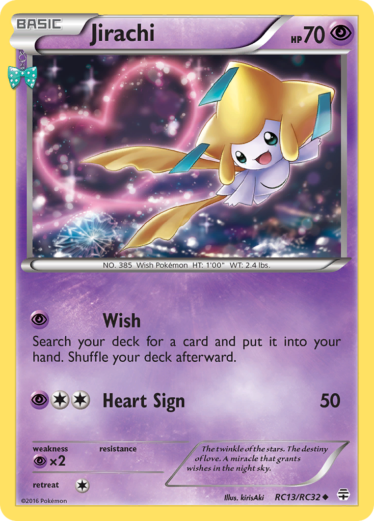 Jirachi RC13/RC32 Uncommon Generations Pokemon Lightly Played