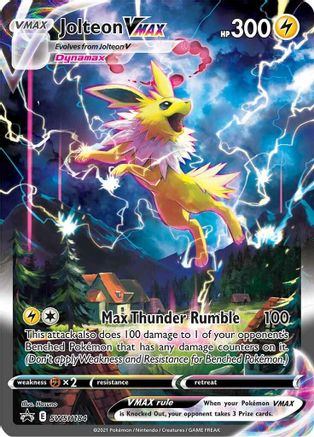 Jolteon VMAX SWSH184 Holo Promo Sword & Shield Promo Pokemon Near Mint