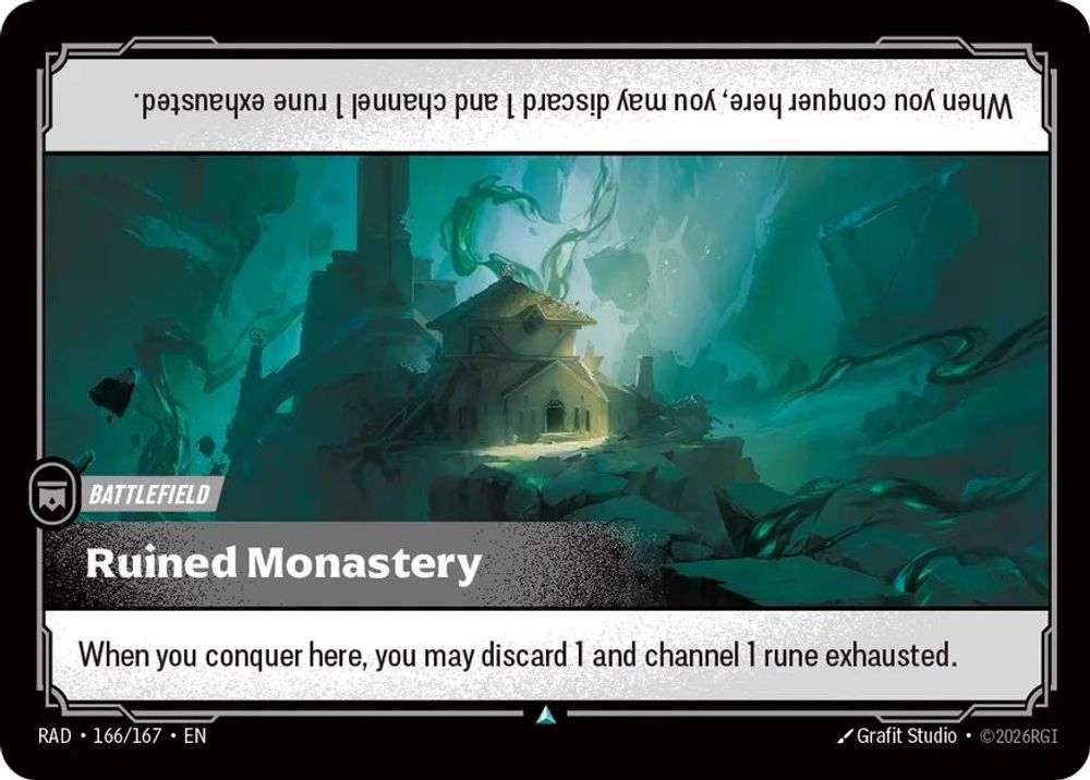 Ruined Monastery 166/167 Uncommon Radiance Riftbound Near Mint
