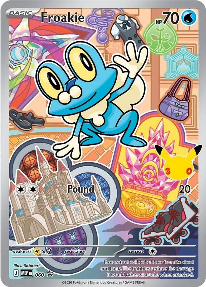 Froakie 060 Promo First Partner Collection 2026 Pokemon Holo Near Mint
