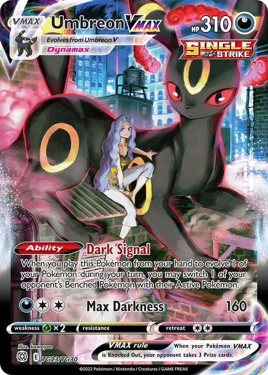 Umbreon VMAX TG23/TG30 Holo VMAX Rare Brilliant Stars Trainer Gallery Pokemon NM