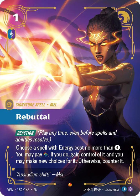 Rebuttal 152/166 Epic Vendetta Riftbound Foil Near Mint