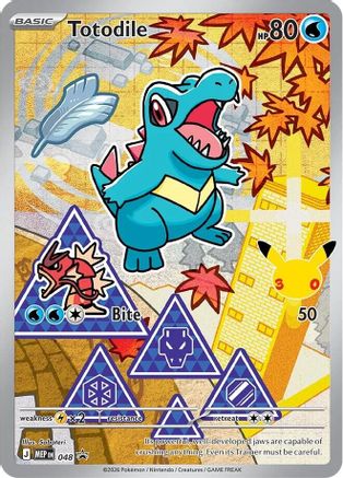 Totodile 048 Promo ME: Mega Evolution Promo Pokemon Holo Near Mint