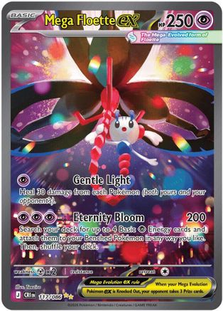 Mega Floette ex 117/086 Special Illustration Rare ME04: Chaos Rising Pokemon NM