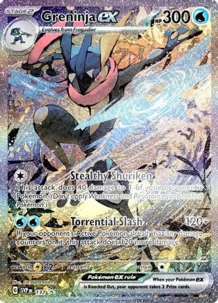 Greninja ex 132 Holo Promo Scarlet & Violet Promo Pokemon Near Mint