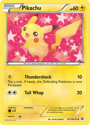 Pikachu RC7/RC25 Holo Legendary Treasures: Radiant Collection Pokemon HP