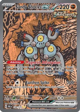 Sandy Shocks ex 159/131 Prismatic Evolutions Pokemon NM
