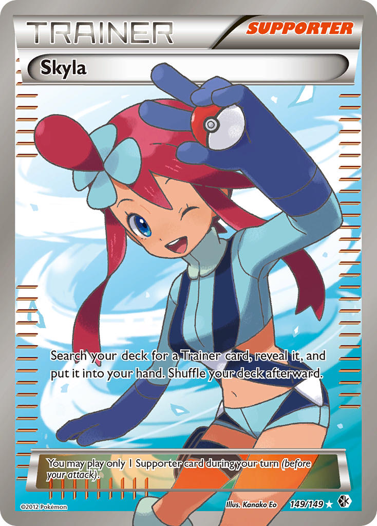 Skyla 149/149 Ultra Rare Boundaries Crossed Pokemon Holo Lightly Played