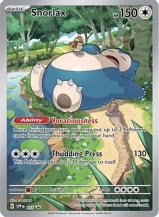 Snorlax 051 Holo Promo Scarlet & Violet Promo Pokemon Near Mint