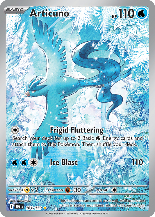 Articuno 161/159 Illustration Rare Journey Together Pokemon Holo Near Mint