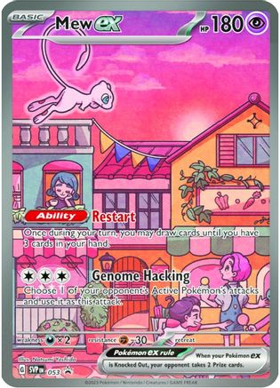 Mew ex 053 Holo Promo Scarlet & Violet Promo Pokemon Holo Near Mint SEALED