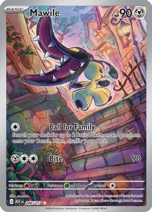 Mawile 246/217 Illustration Rare Ascended Heroes Pokemon Near Mint