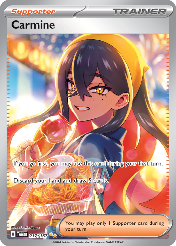 Carmine 217/167 Special Illustration Rare Twilight Masquerade Pokemon Holo NM
