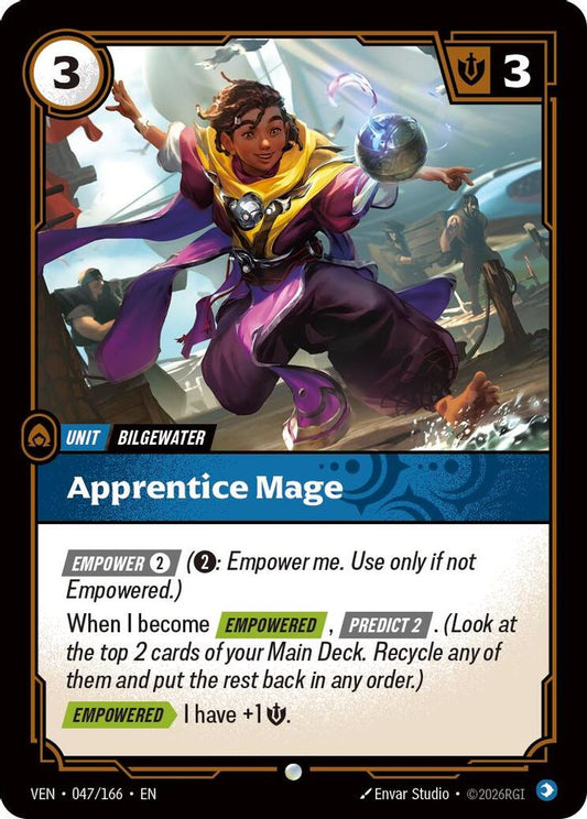 Apprentice Mage 047/166 Common Vendetta Riftbound Near Mint