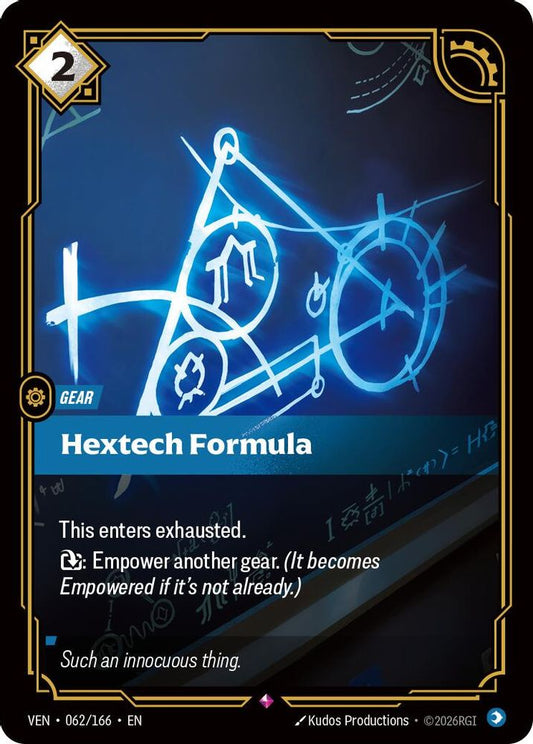 Hextech Formula 062/166 Rare Vendetta Riftbound Foil Near Mint