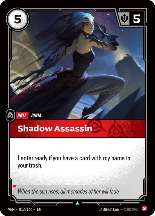 Shadow Assassin 013/166 Uncommon Vendetta Riftbound Near Mint