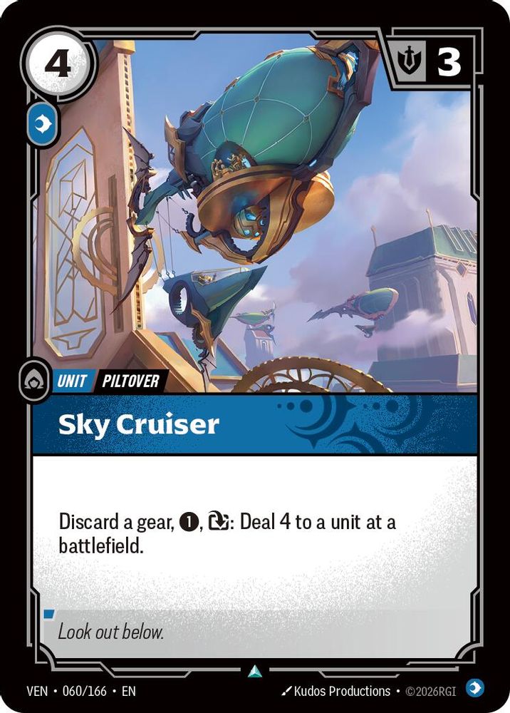 Sky Cruiser 060/166 Uncommon Vendetta Riftbound Near Mint