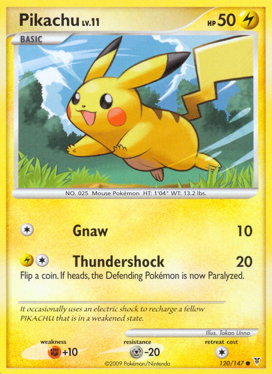 Pikachu 120/147 Common Supreme Victors Pokemon Lightly Played
