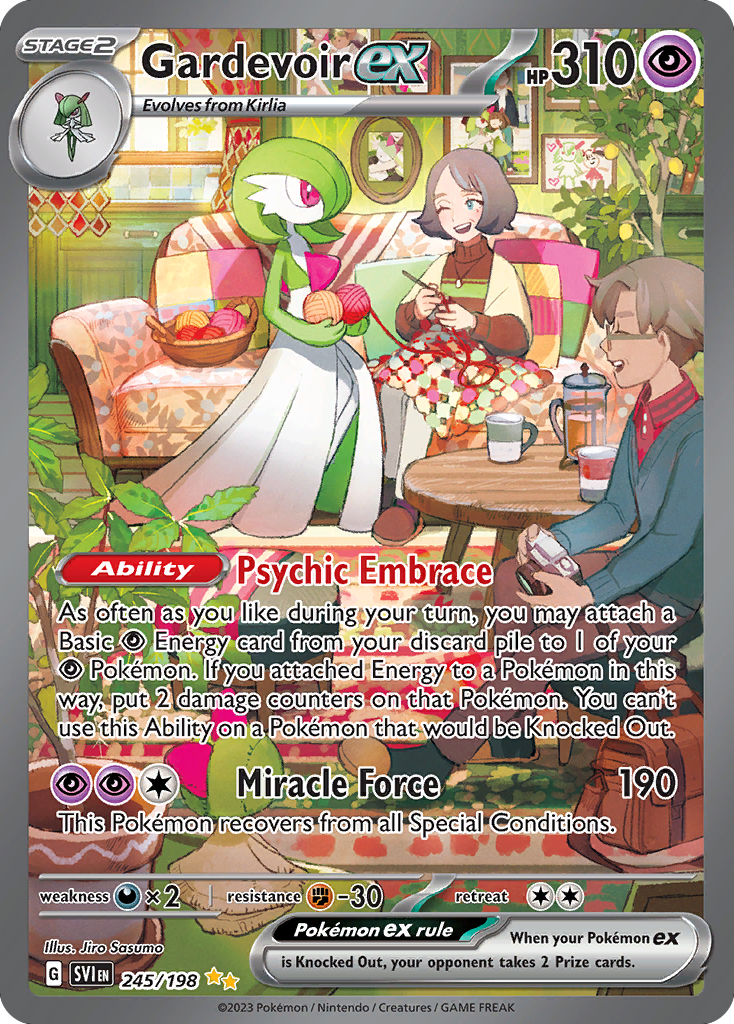 Gardevoir ex 245/198 Special Illustration Rare Scarlet & Violet Pokemon Holo NM