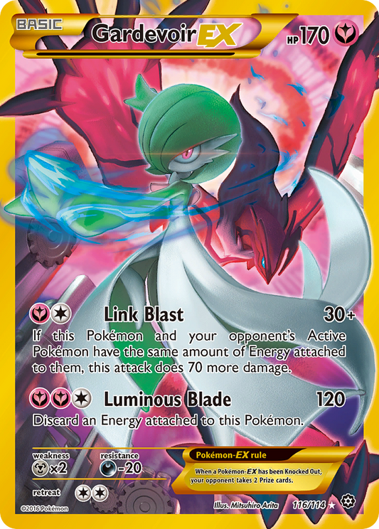 Gardevoir EX 116/114 Secret Rare Steam Siege Pokemon Holo Near Mint
