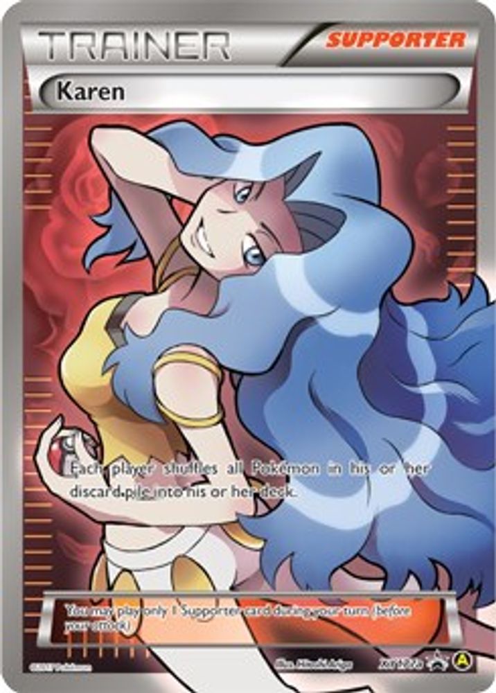 Karen XY177A Holo Promo Alternate Art Promos Pokemon Lightly Played