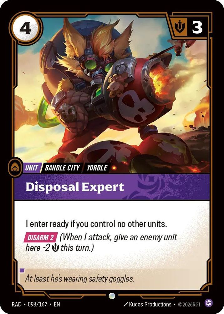 Disposal Expert 093/167 Common Radiance Riftbound Near Mint