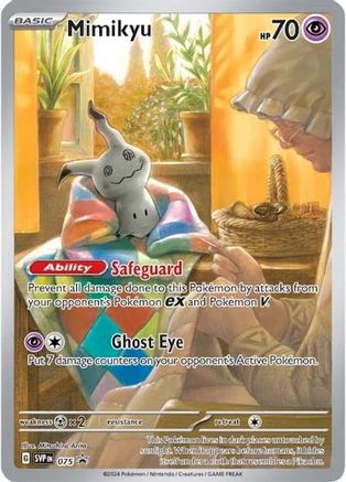 Mimikyu 075 Holo Promo Scarlet & Violet Promo Pokemon Near Mint