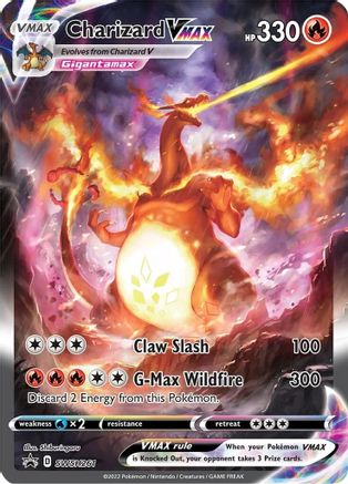 Charizard VMAX SWSH261 Holo Promo Sword & Shield Promo Pokemon Near Mint