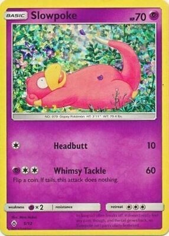 Slowpoke 005/012 Holo Promo McDonald's Promos 2018 Pokemon Near Mint