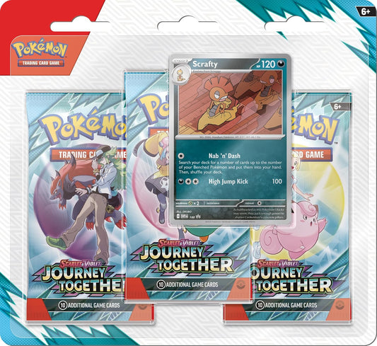 Scarlet and Violet Journey Together 3 Pack checklane