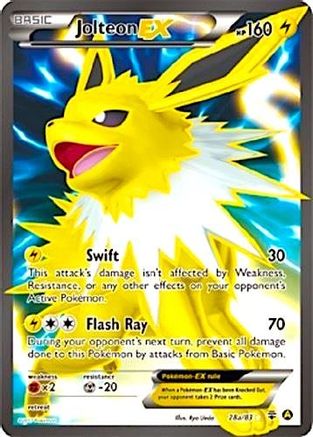 Jolteon EX 28a/083 Holo Promo Alternate Art Promos Pokemon Holo Near Mint