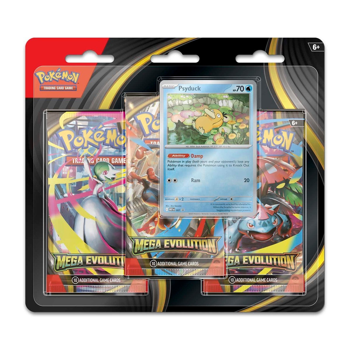 Pokemon - 3 Booster Packs & Psyduck Promo Card