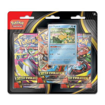 Pokemon - 3 Booster Packs & Psyduck Promo Card