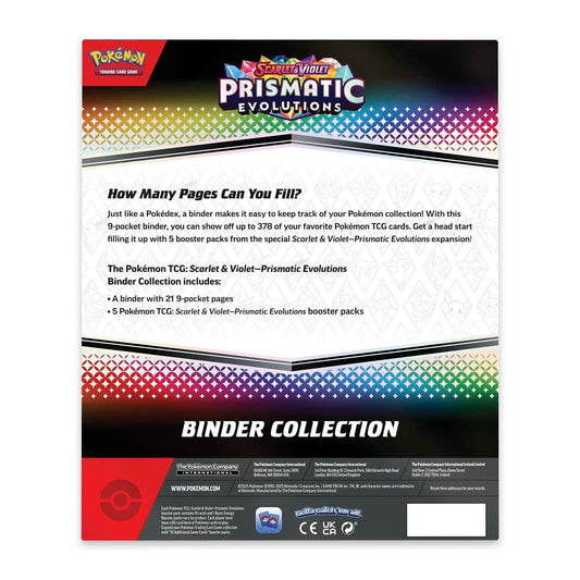 Scarlet & Violet-Prismatic Evolutions Binder Collection