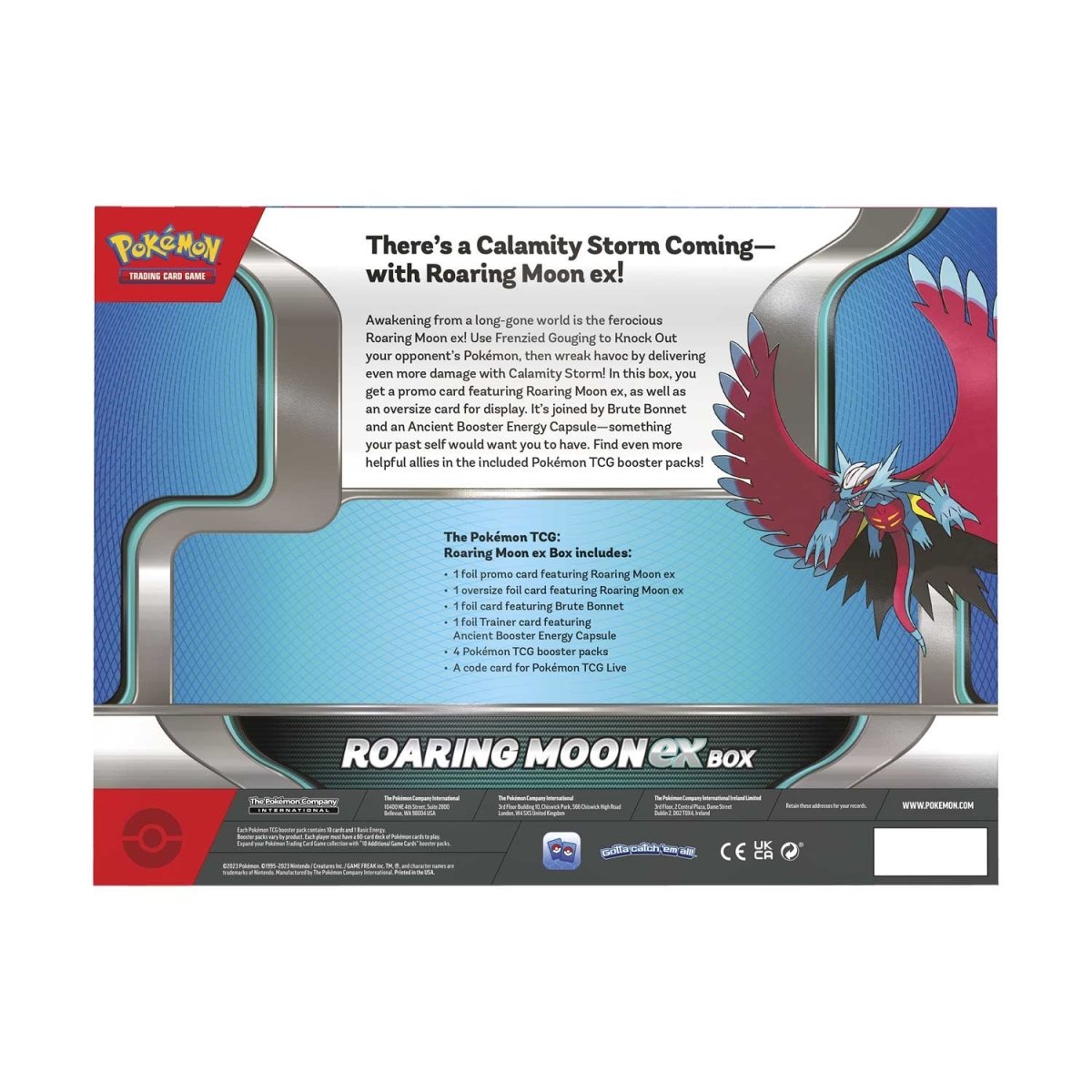 Pokemon - Roaring Moon ex Box